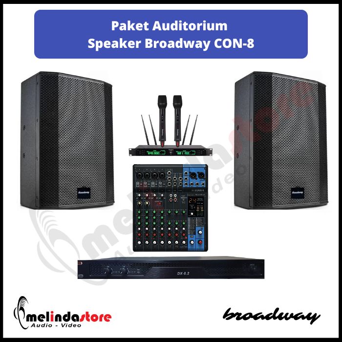 Paket Auditorium Speaker Broadway CON-8 | 2 Speaker